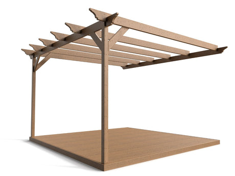 Wall Mounted Pergola and Decking Kit Disnasty Design