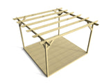 Corbel Wooden Pergola and Decking Kit