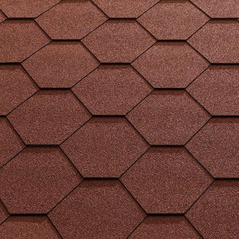 Wooden Apex Gazebo with Katepal Red Shingle Roof - Classic Garden Gazebo (No Overhang)