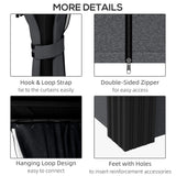 Dark Grey 3.65m x 3m Aluminium Hardtop Gazebo With Accessories