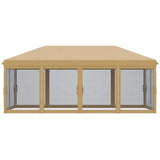 Beige 6m x 3m Pop Up Marquee Gazebo