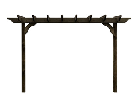 Sculpted Double Beam Pergola, Plant Climbing Arbour - Sculpted brace