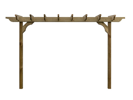 Sculpted Double Beam Pergola, Plant Climbing Arbour - Sculpted brace