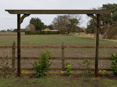 Screen Double Beam Pergola, Plant Climbing Arbour - Sculpted Brace