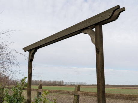 Screen Double Beam Pergola, Plant Climbing Arbour - Sculpted Brace