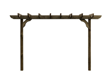 Corbel Double Beam Pergola, Plant Climbing Arbour - Sculpted brace