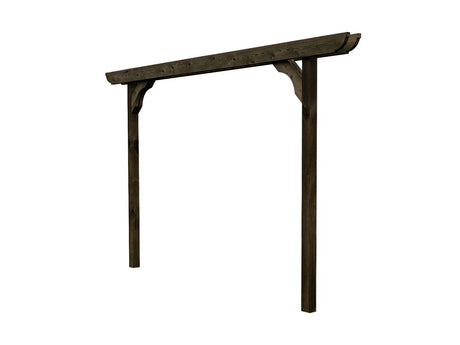 Screen Double Beam Pergola, Plant Climbing Arbour - Corbel Sculpted Brace