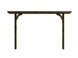 Screen Double Beam Pergola, Plant Climbing Arbour - Corbel Sculpted Brace