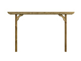 Screen Double Beam Pergola, Plant Climbing Arbour - Corbel Sculpted Brace