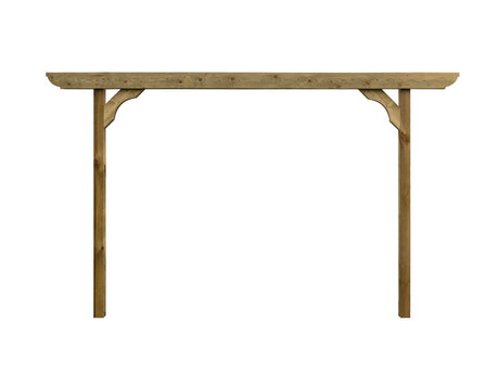 Screen Double Beam Pergola, Plant Climbing Arbour - Corbel Sculpted Brace